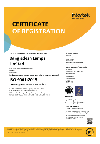 Company ISO Certificate
